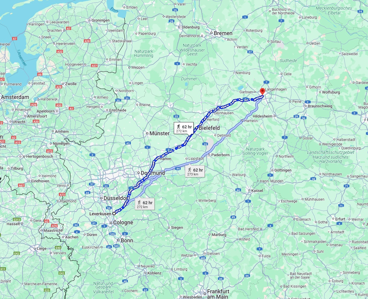 Anreise von Leverkusen Zu Hannover Über 