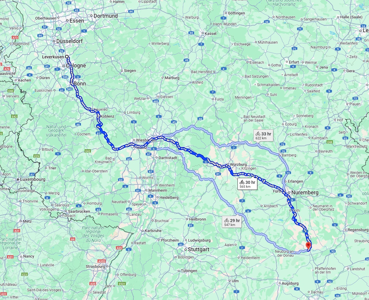 Anreise von Leverkusen Zu Ingolstadt Über 