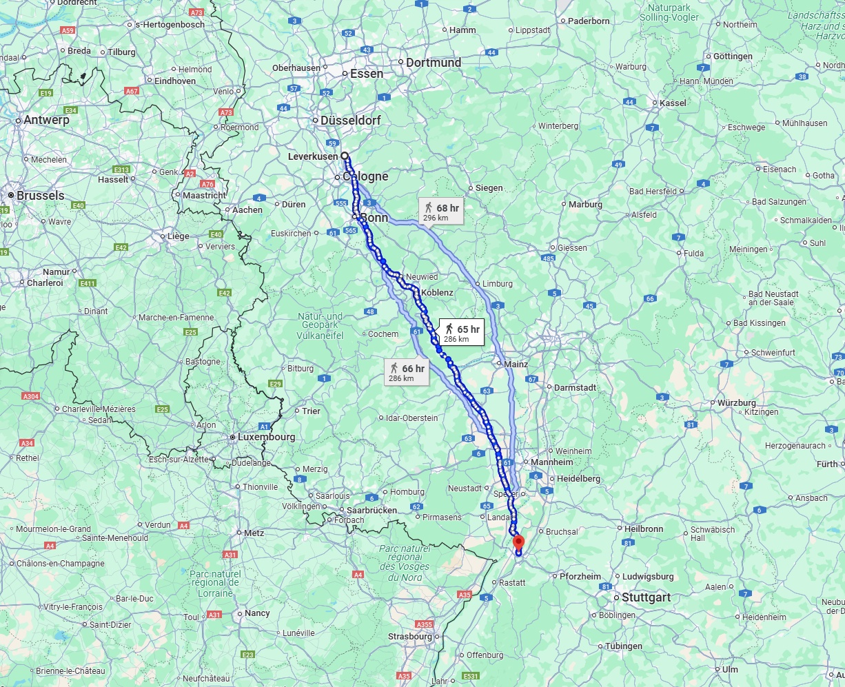 Anreise von Leverkusen Zu Karlsruhe Über 