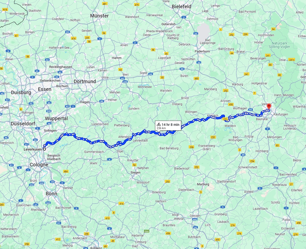 Anreise von Leverkusen Zu Kassel Über 