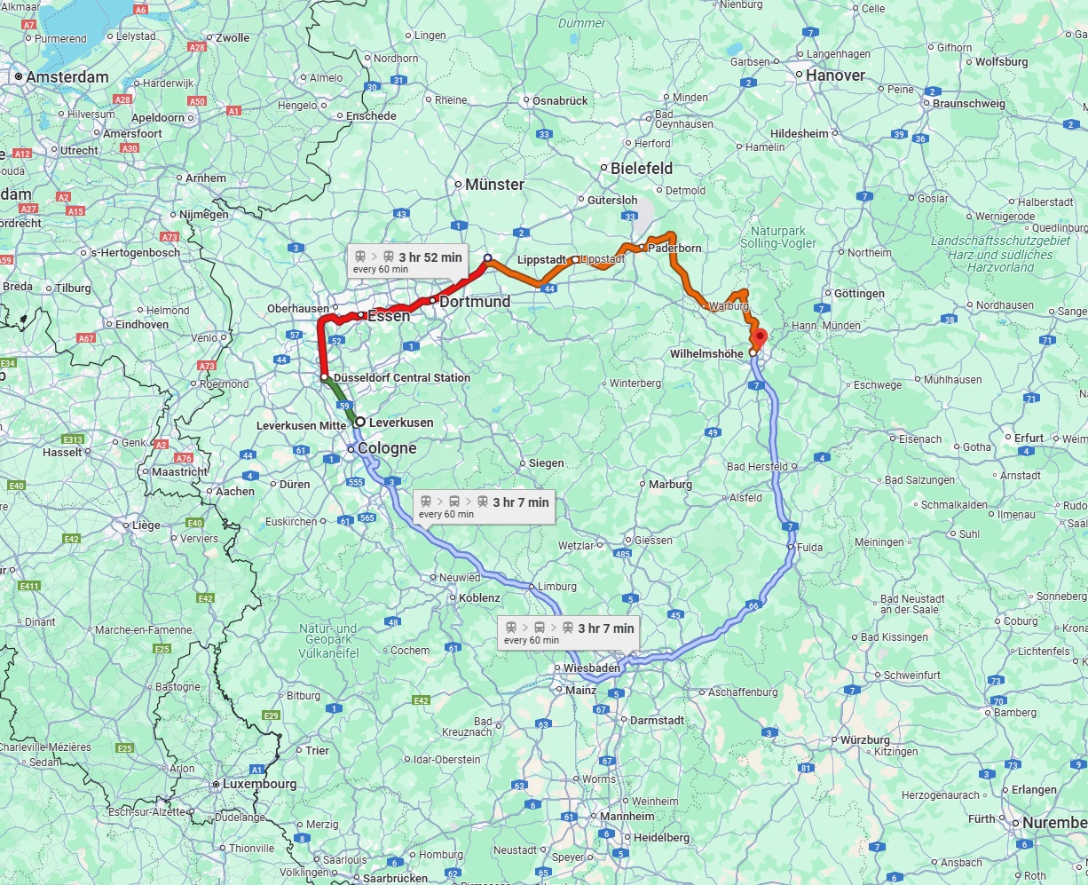 Anreise von Leverkusen Zu Kassel Über 