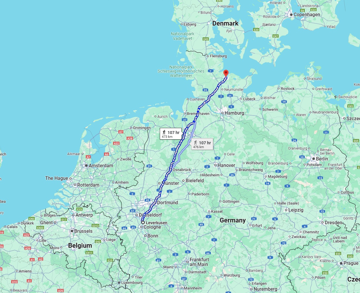 Anreise von Leverkusen Zu Kiel Über 