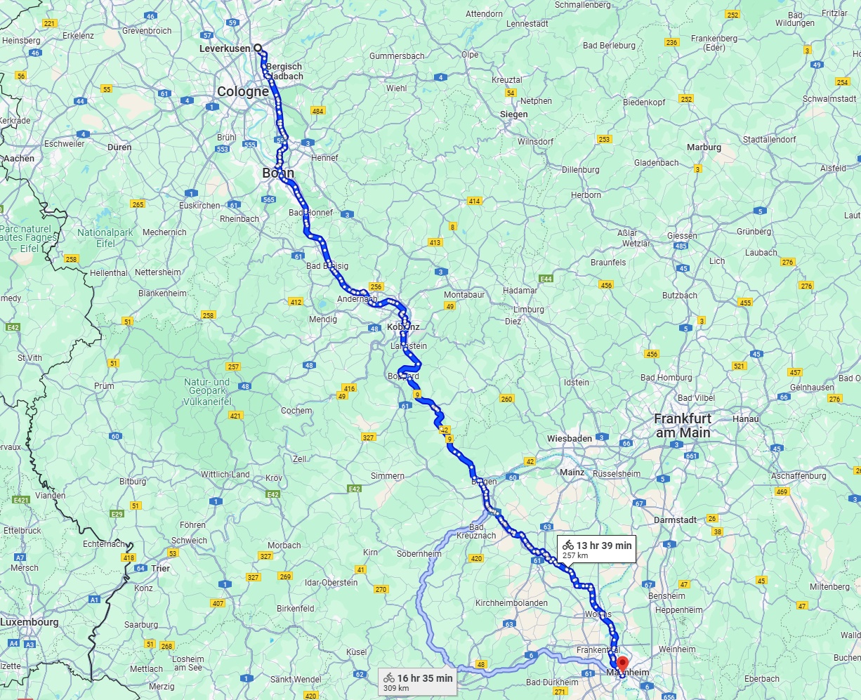 Anreise von Leverkusen Zu Ludwigshafen am Rhein Über 