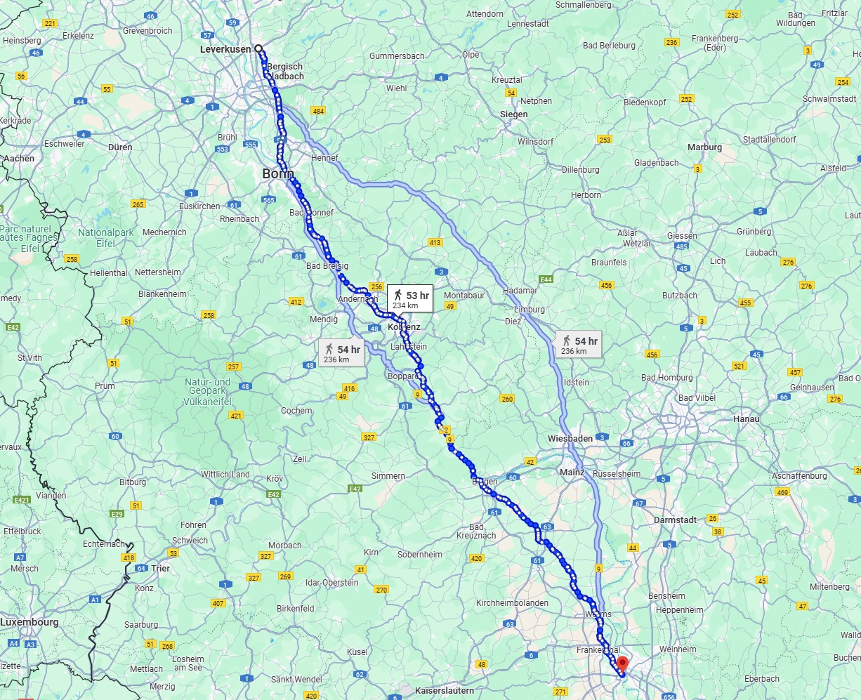 Anreise von Leverkusen Zu Ludwigshafen am Rhein Über 