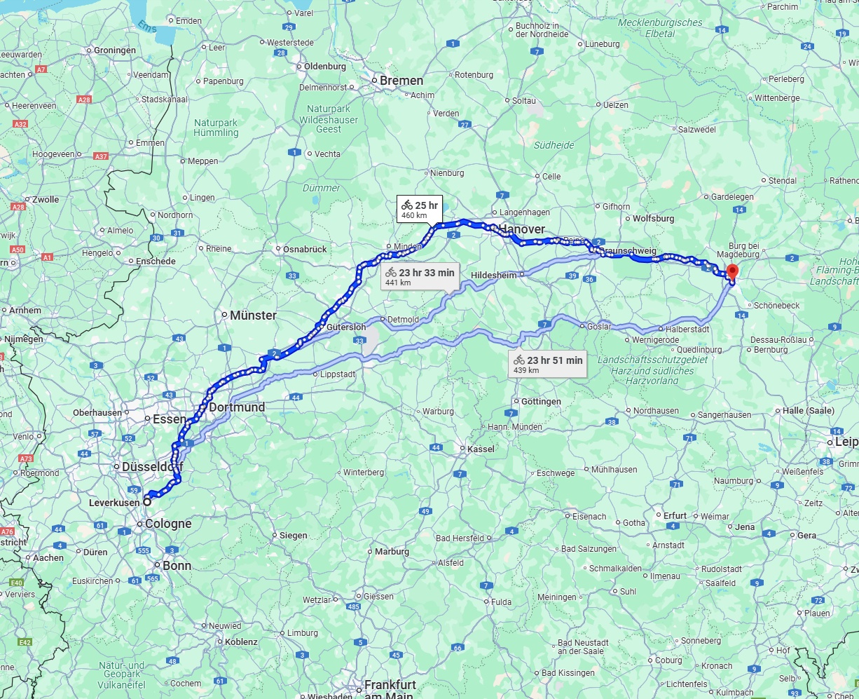Anreise von Leverkusen Zu Magdeburg Über 
