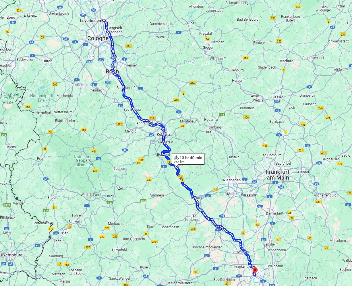Anreise von Leverkusen Zu Mannheim Über 