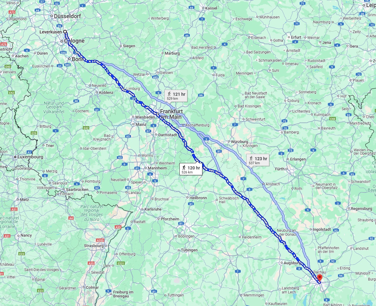 Anreise von Leverkusen Zu München Über 