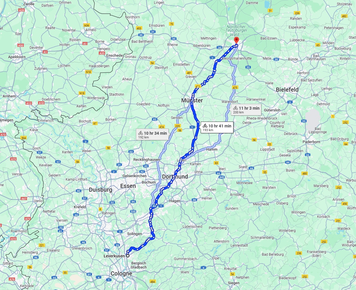 Anreise von Leverkusen Zu Osnabrück Über 