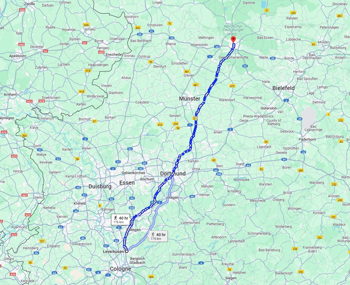 Anreise von Leverkusen Zu Osnabrück Über 