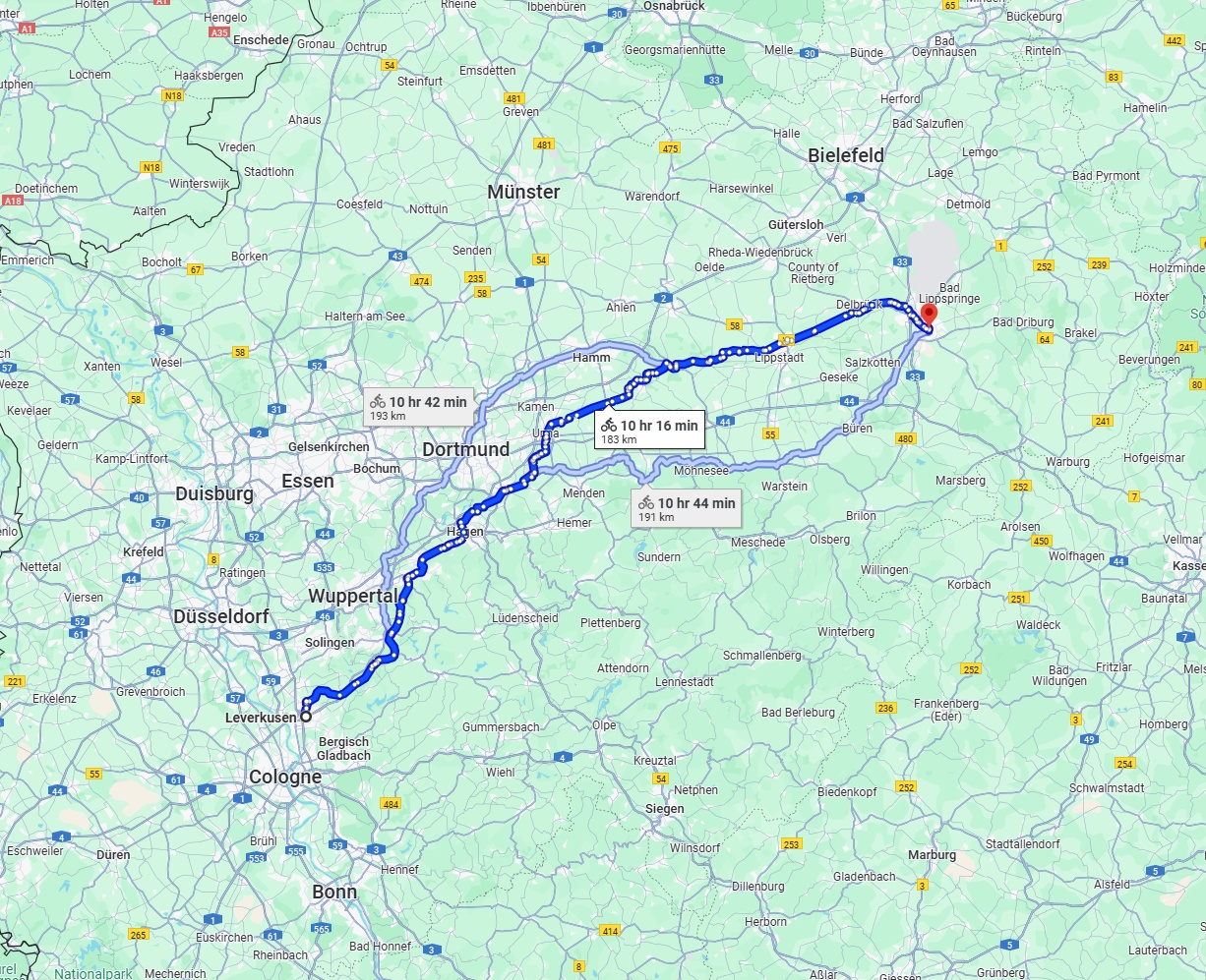 Anreise von Leverkusen Zu Paderborn Über 