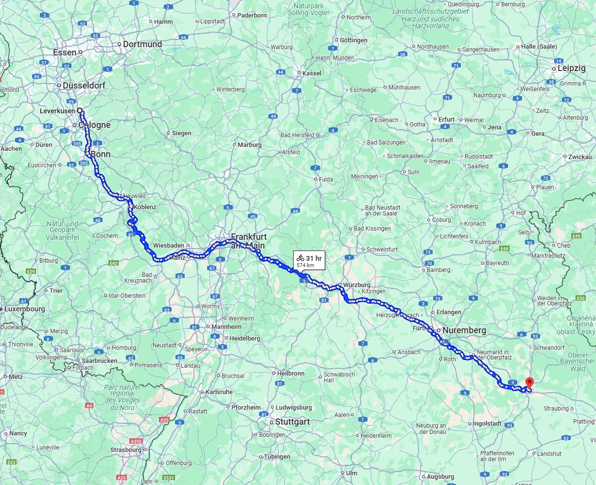 Anreise von Leverkusen Zu Regensburg Über 