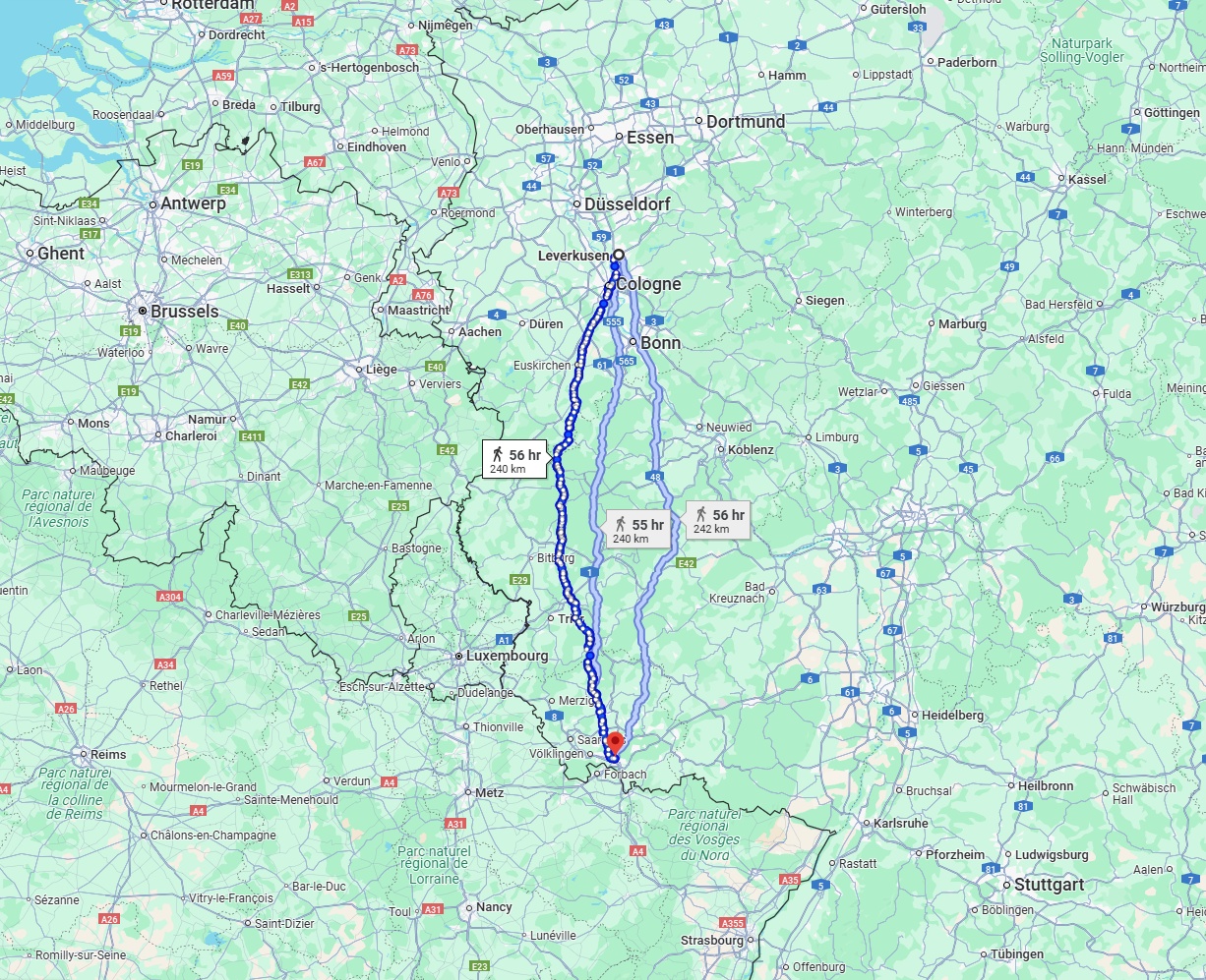 Anreise von Leverkusen Zu Saarbrücken Über 