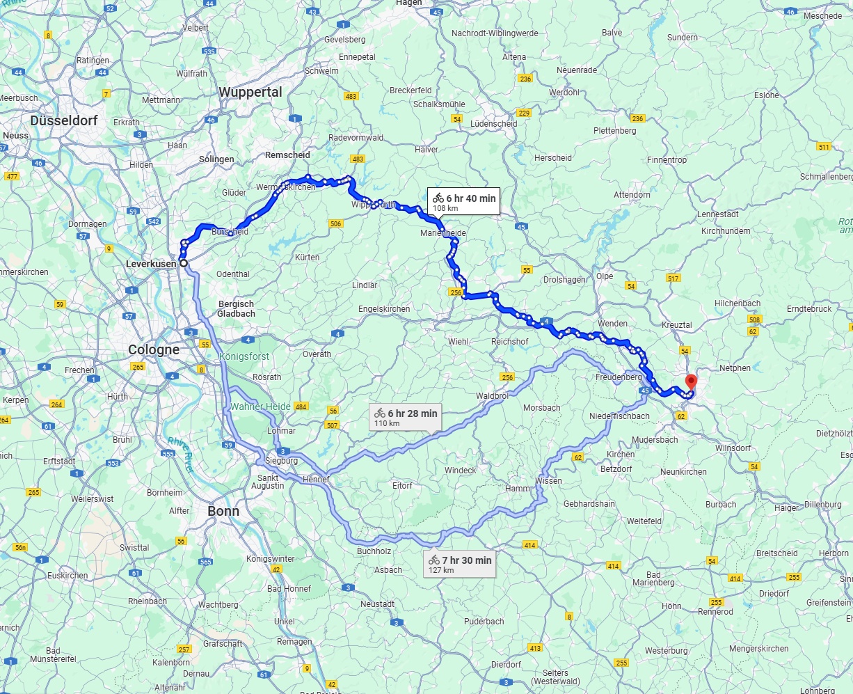 Anreise von Leverkusen Zu Siegen Über 