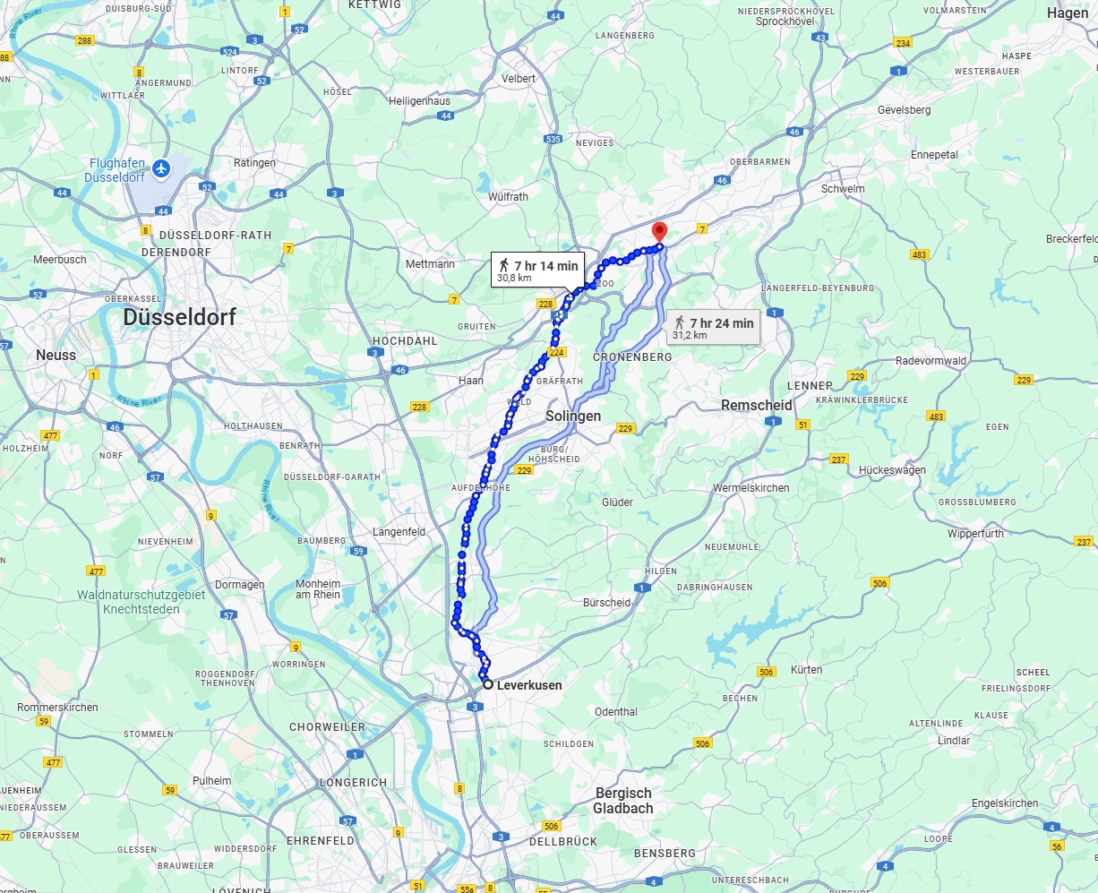 Anreise von Leverkusen Zu Wuppertal Über 