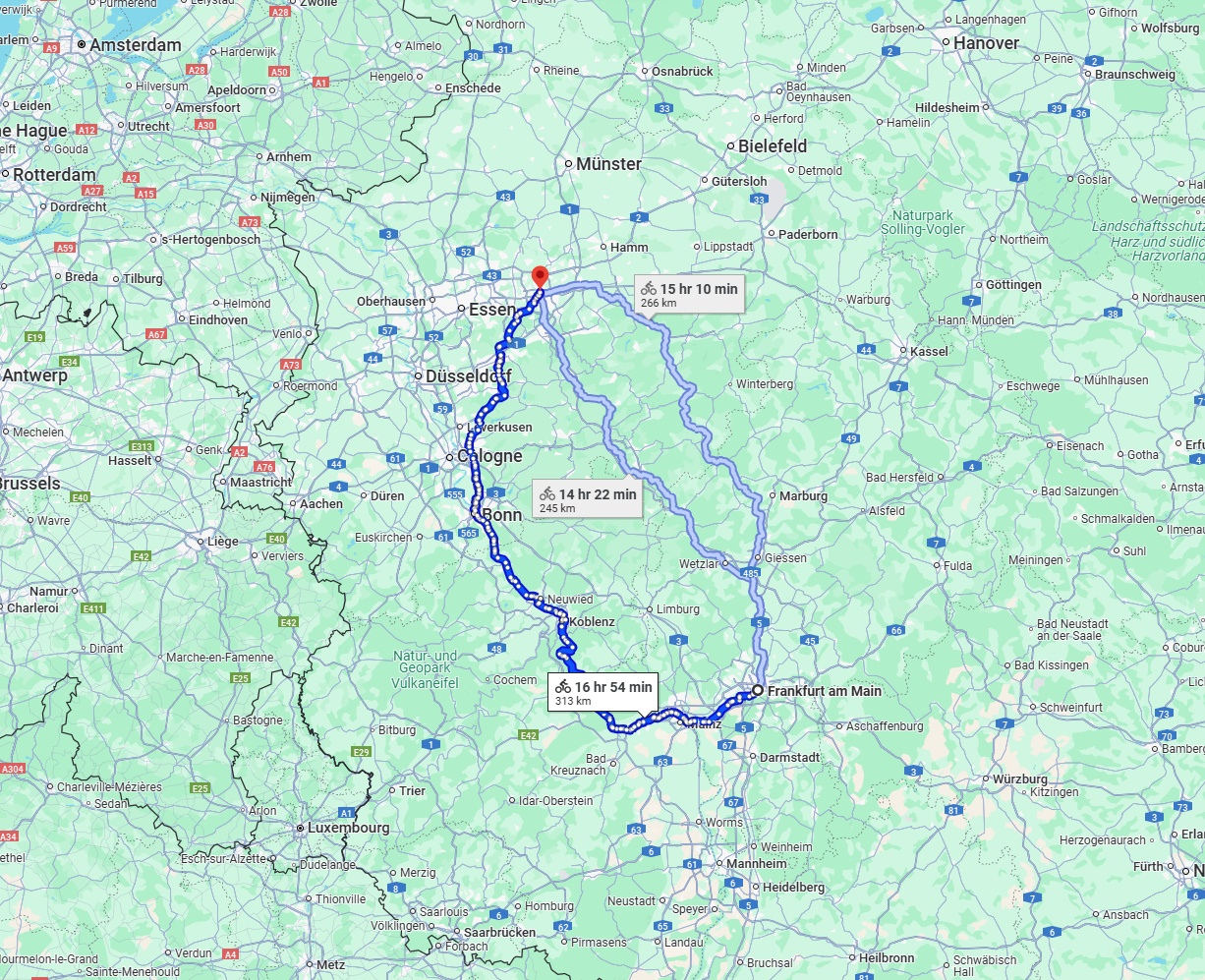 Anreise von Frankfurt am Main Zu Dortmund Über 