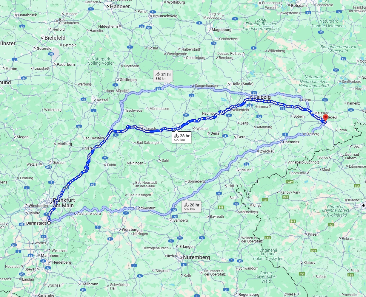 Anreise von Darmstadt Zu Dresden Über 