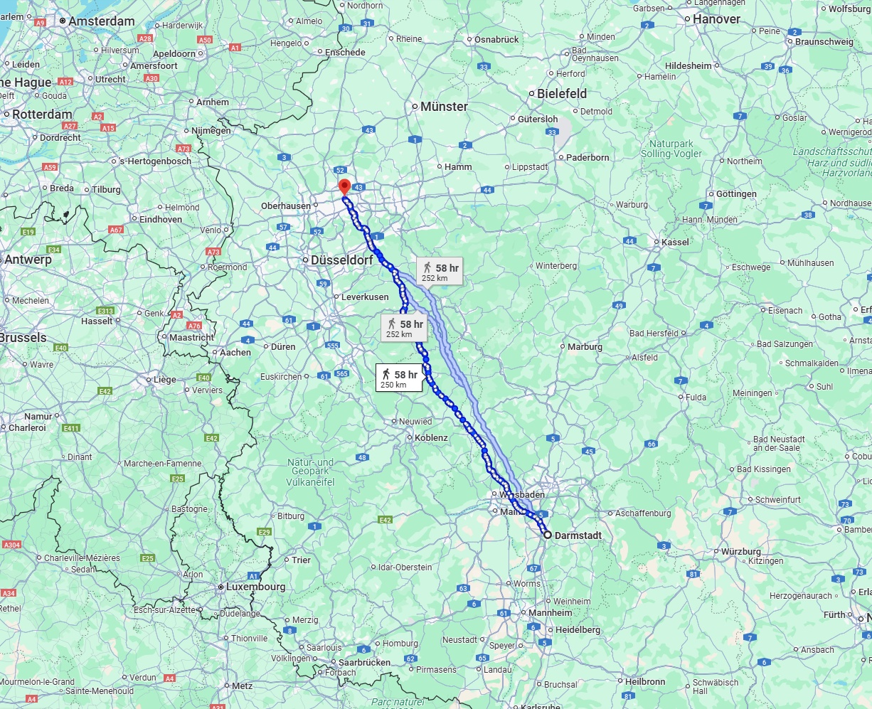 Anreise von Darmstadt Zu Gelsenkirchen Über 