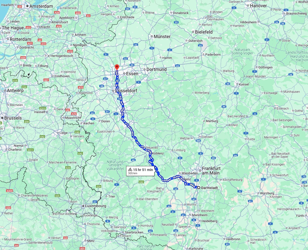 Anreise von Darmstadt Zu Oberhausen Über 