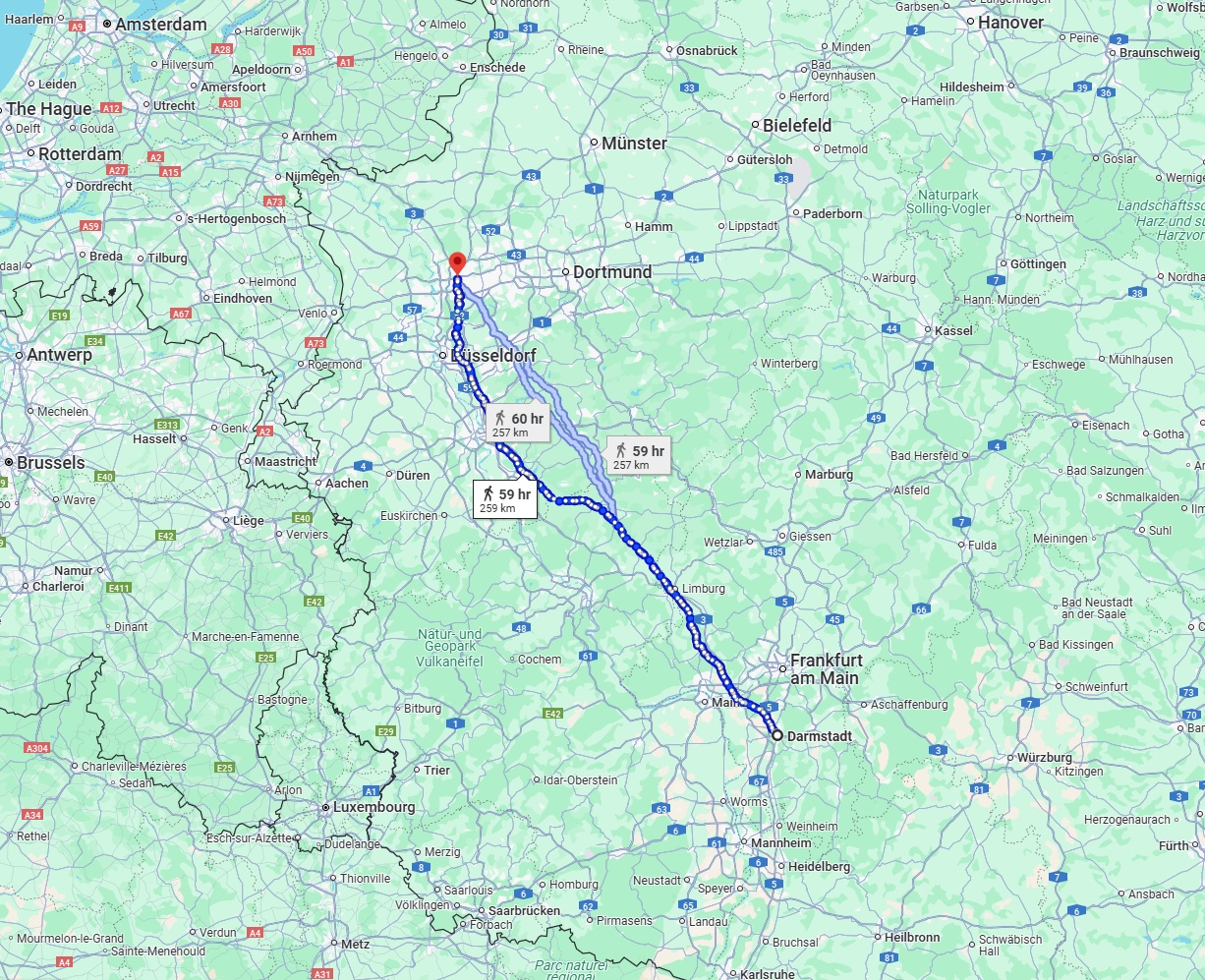 Anreise von Darmstadt Zu Oberhausen Über 