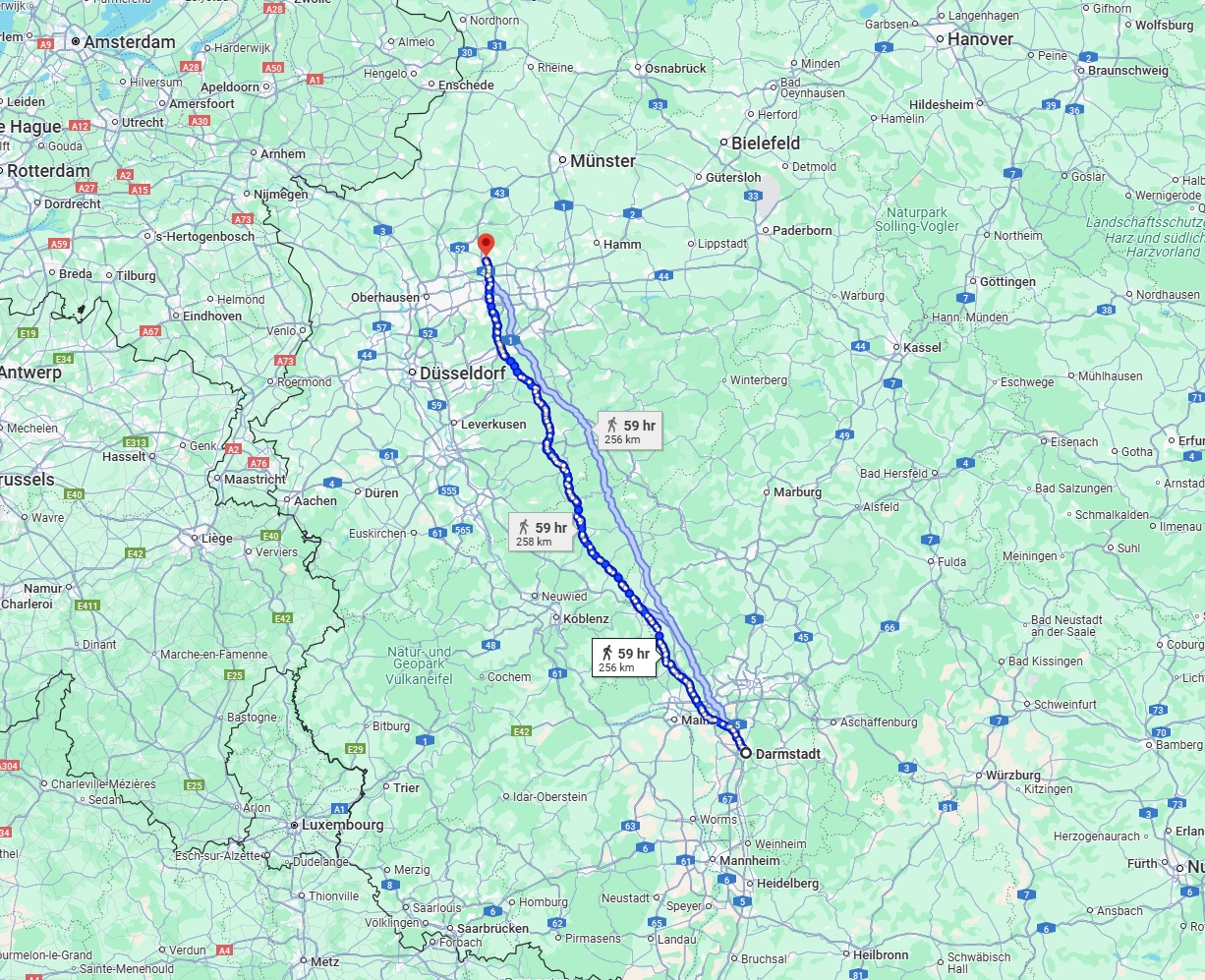 Anreise von Darmstadt Zu Recklinghausen Über 