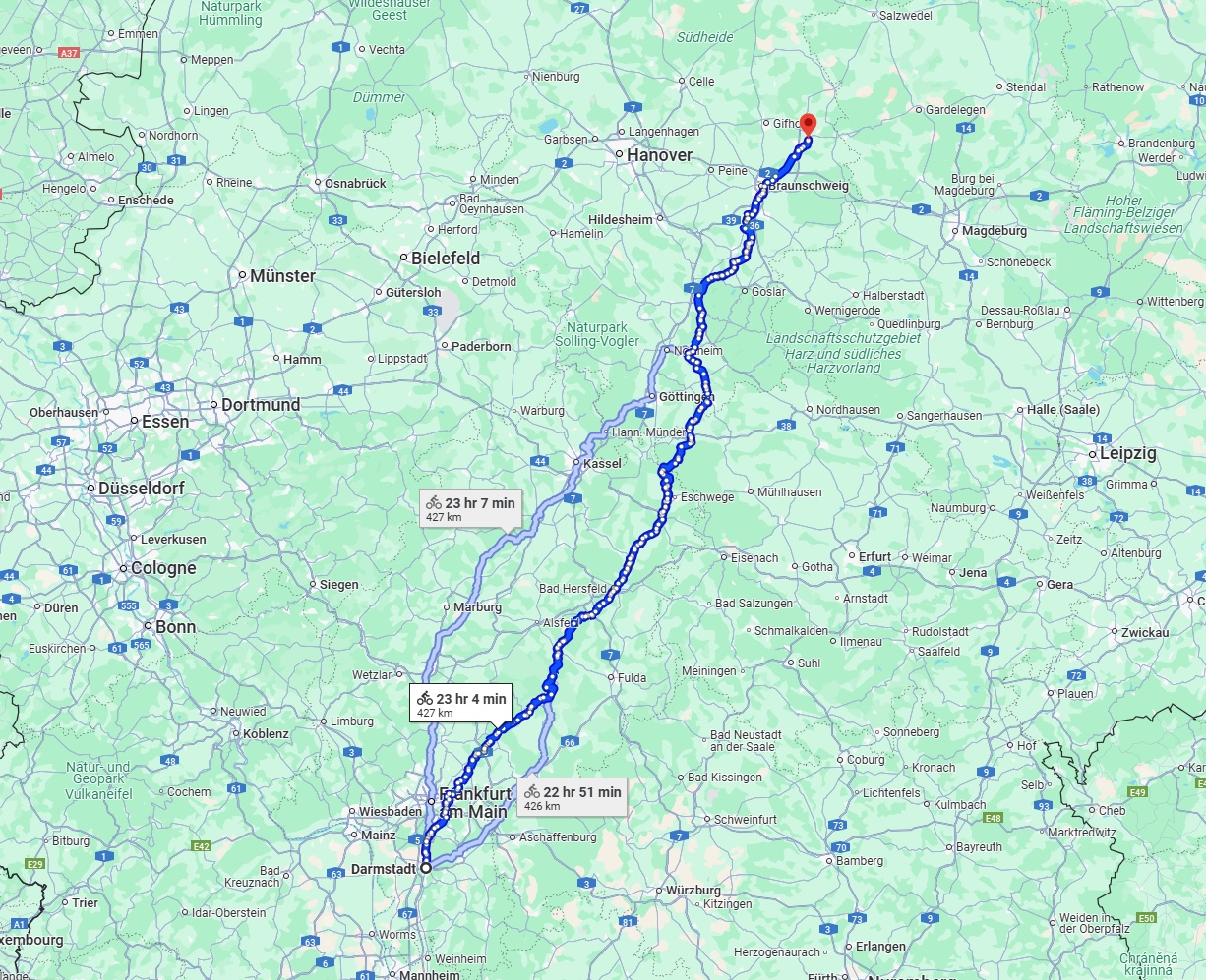 Anreise von Darmstadt Zu Wolfsburg Über 