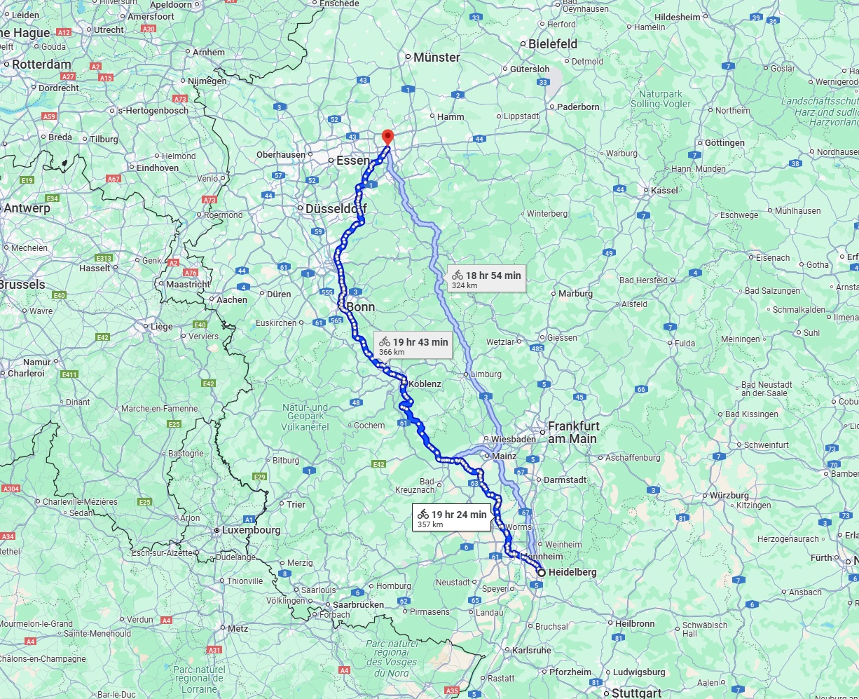 Anreise von Heidelberg Zu Dortmund Über 