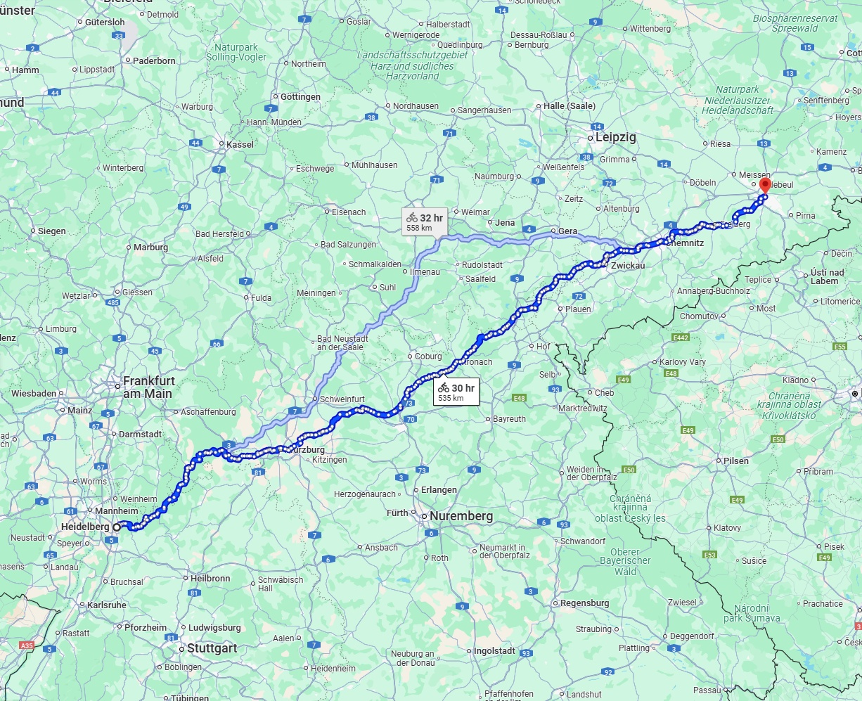 Anreise von Heidelberg Zu Dresden Über 
