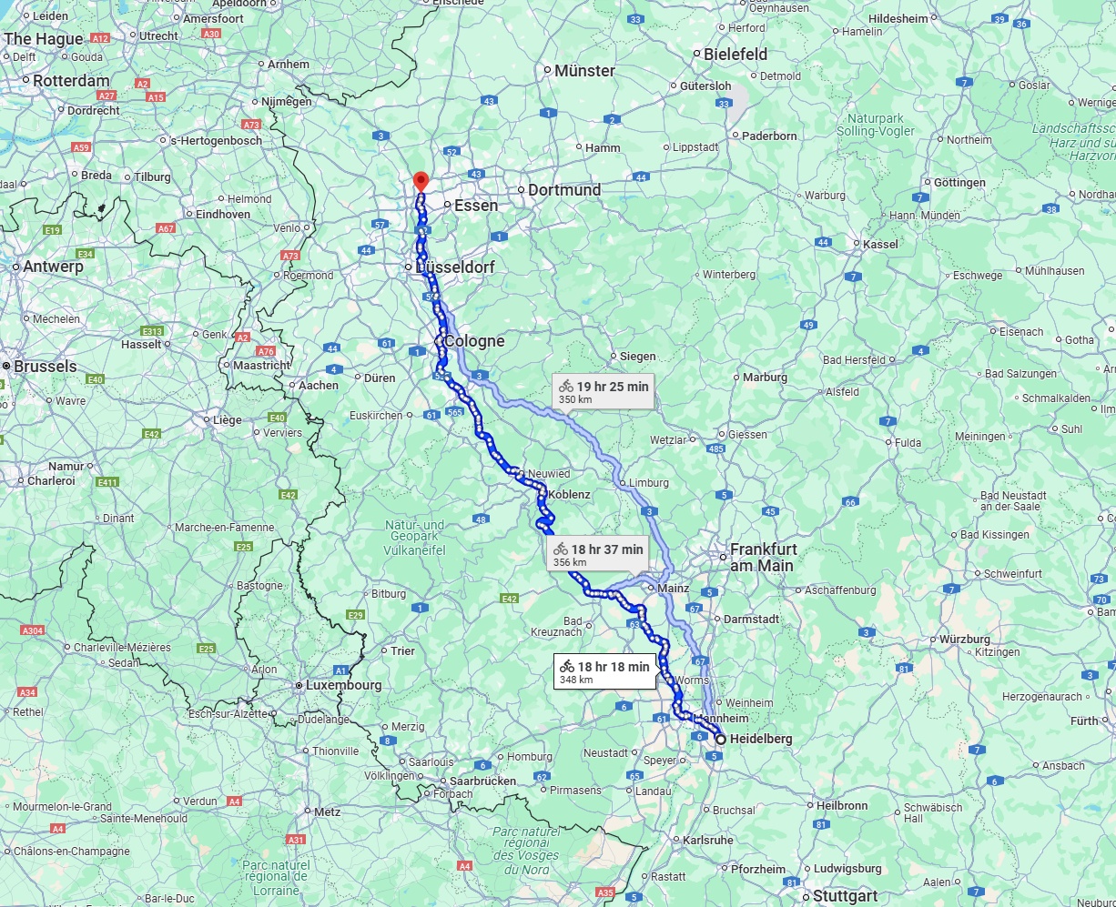Anreise von Heidelberg Zu Oberhausen Über 
