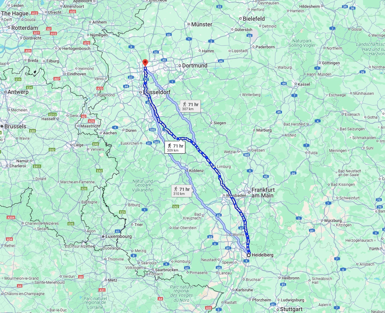 Anreise von Heidelberg Zu Oberhausen Über 