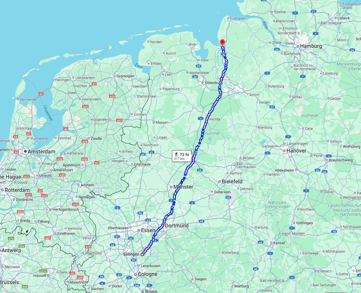 Anreise von Solingen Zu Bremerhaven Über 