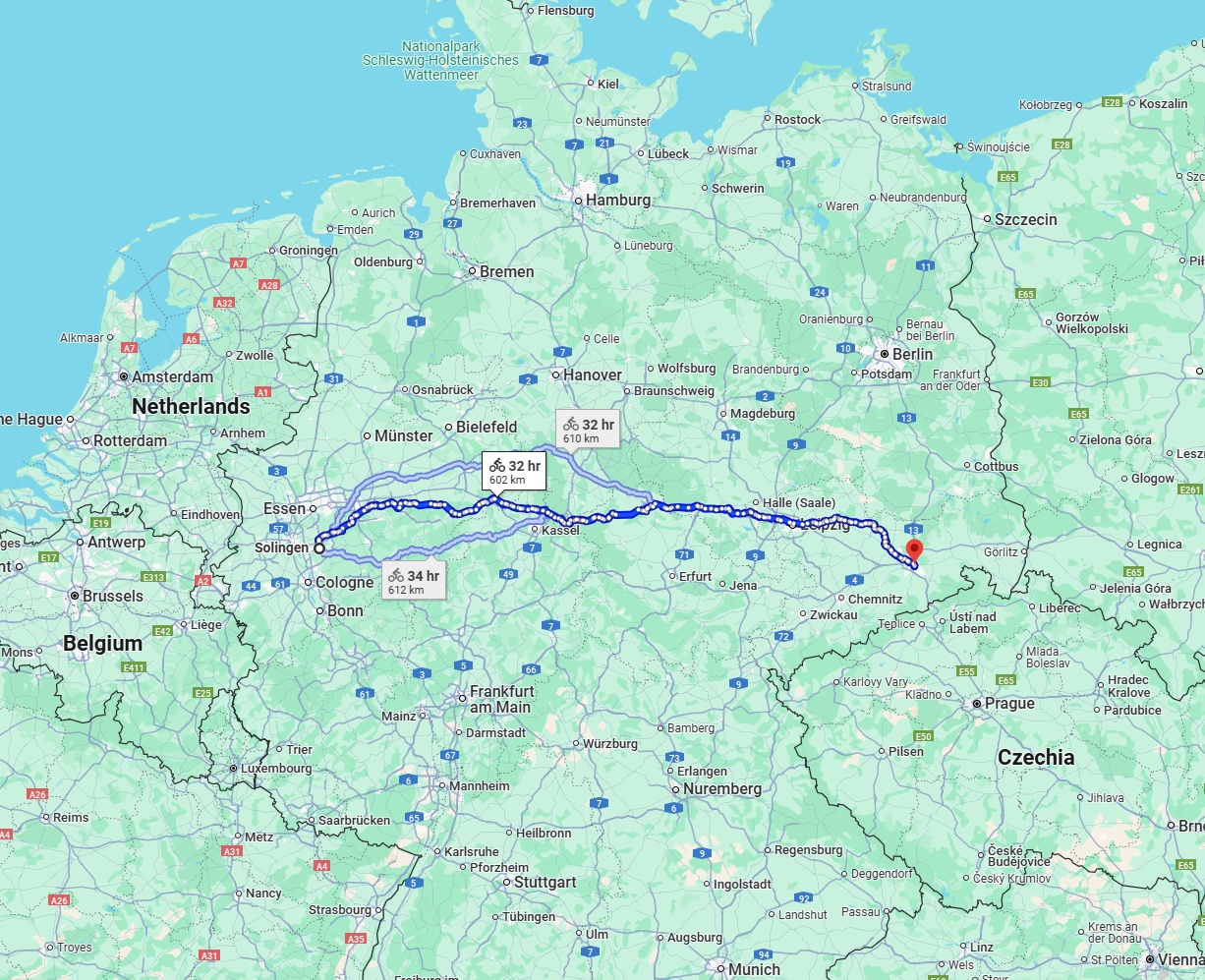 Anreise von Solingen Zu Dresden Über 