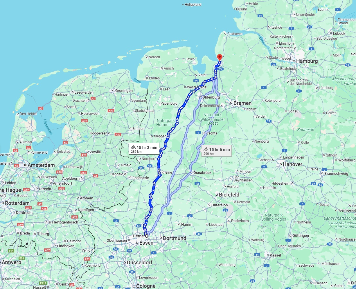 Anreise von Herne Zu Bremerhaven Über 