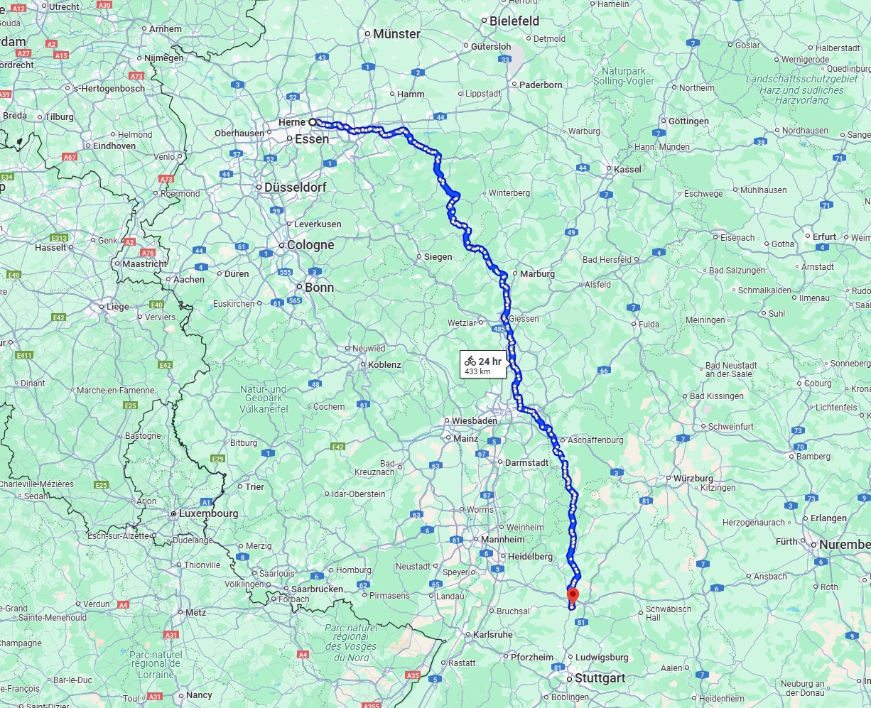 Anreise von Herne Zu Heilbronn Über 