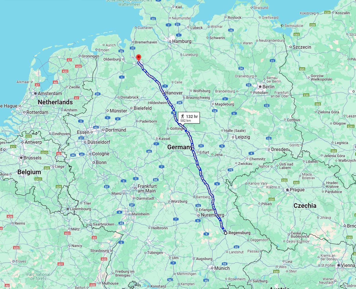 Anreise von Regensburg Zu Bremen Über 