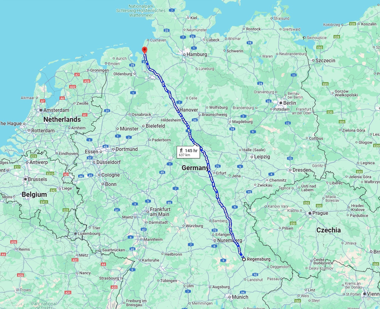 Anreise von Regensburg Zu Bremerhaven Über 