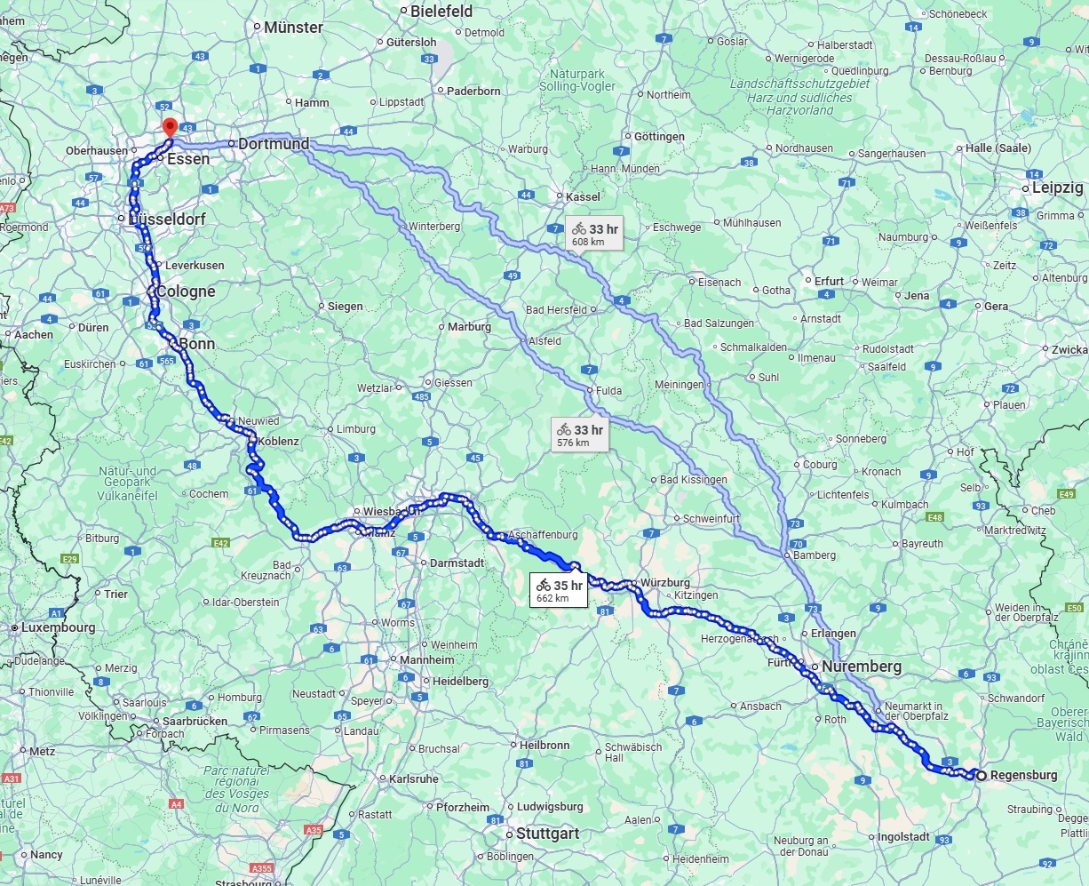 Anreise von Regensburg Zu Gelsenkirchen Über 