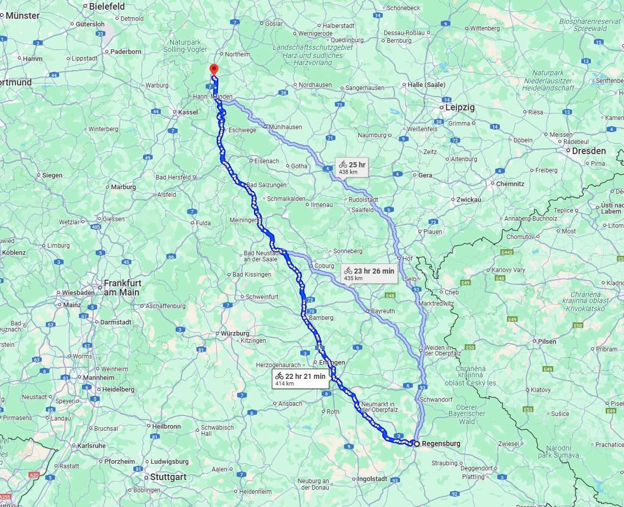 Anreise von Regensburg Zu Göttingen Über 