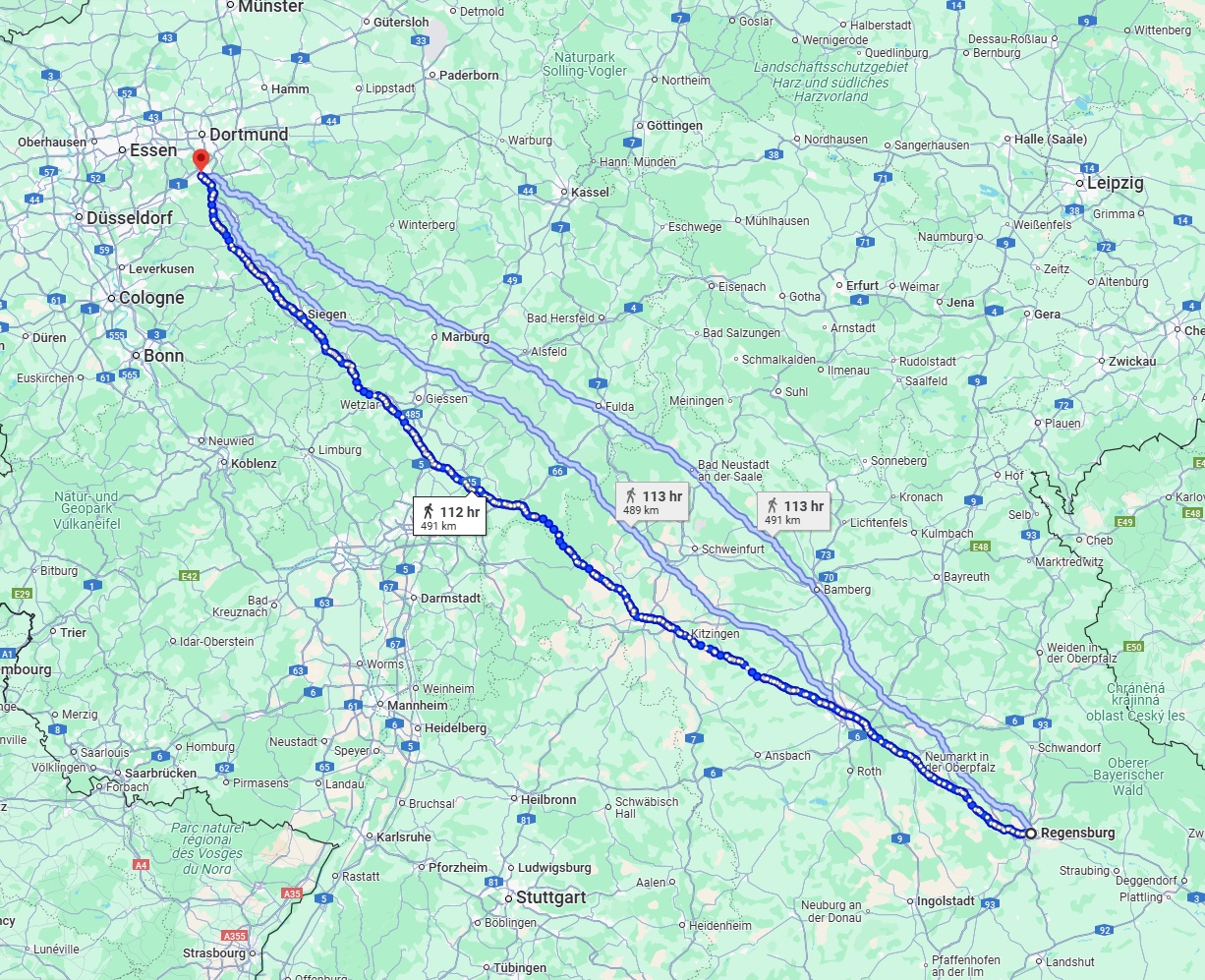 Anreise von Regensburg Zu Hagen Über 