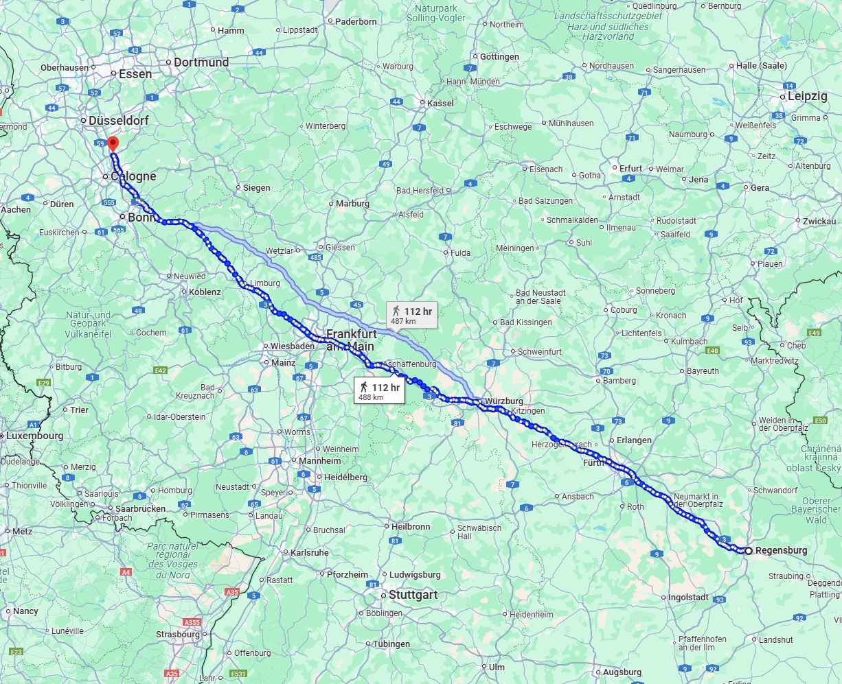 Anreise von Regensburg Zu Leverkusen Über 