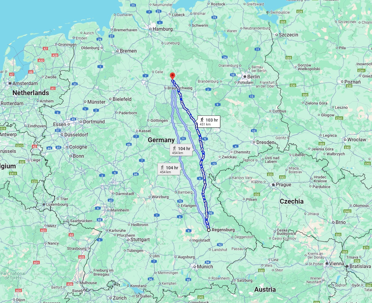 Anreise von Regensburg Zu Wolfsburg Über 