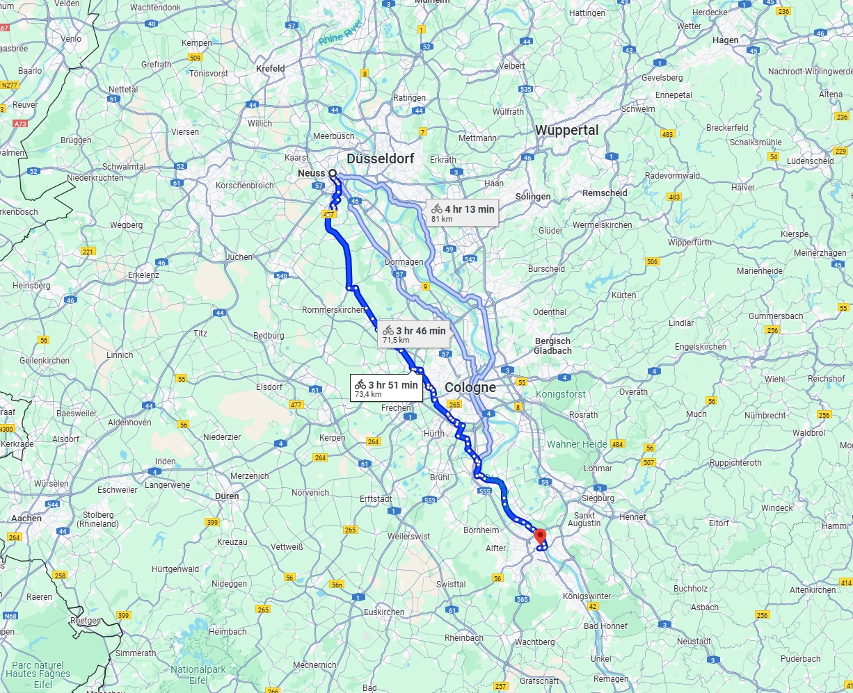 Anreise von Neuss Zu Bonn Über 