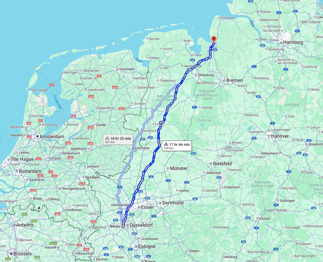Anreise von Neuss Zu Bremerhaven Über 