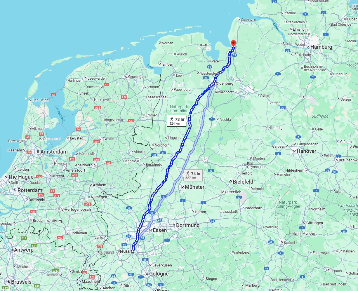 Anreise von Neuss Zu Bremerhaven Über 
