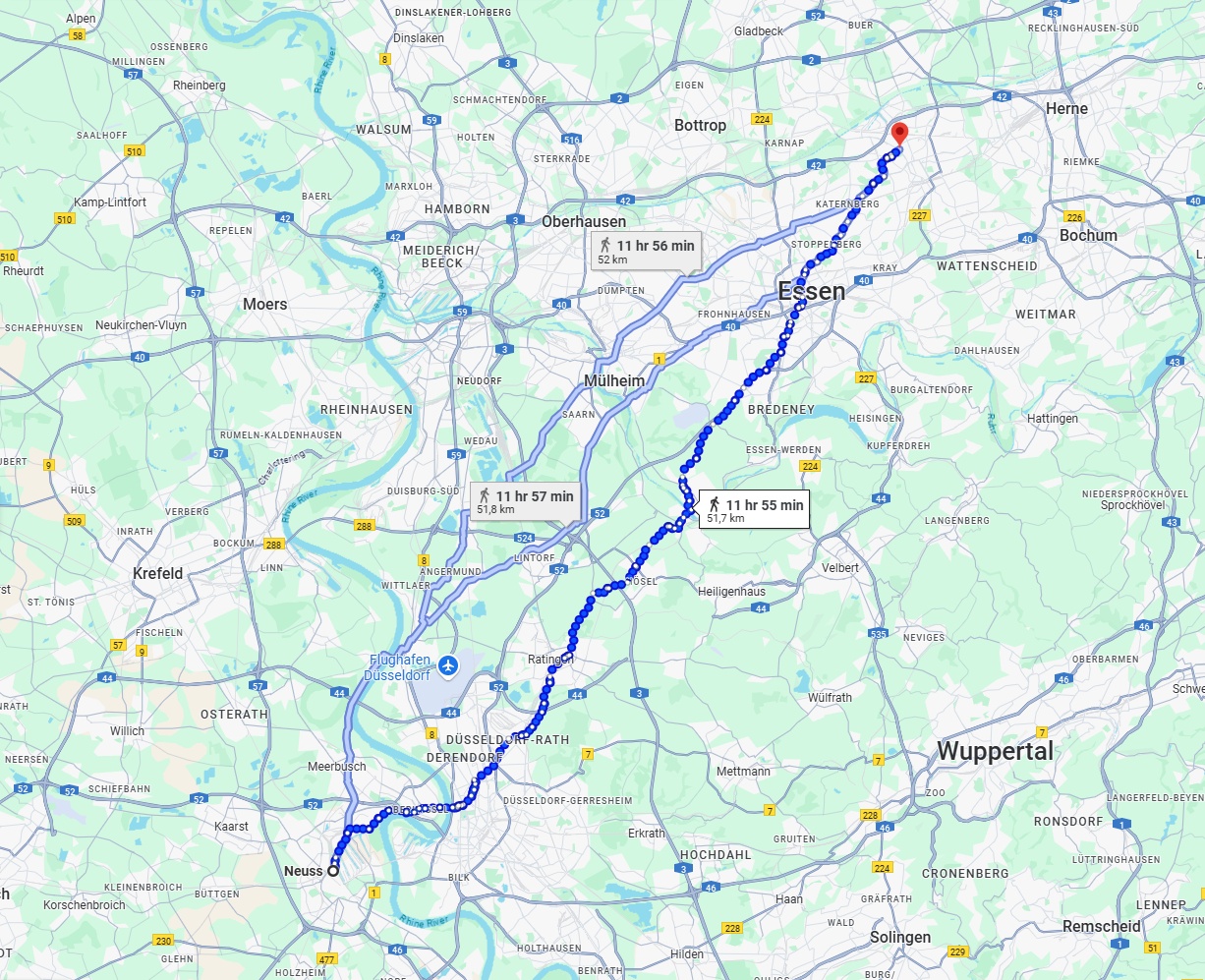 Anreise von Neuss Zu Gelsenkirchen Über 