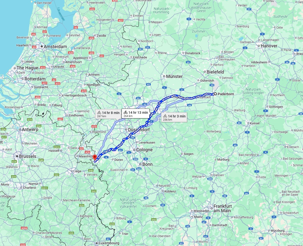 Anreise von Paderborn Zu Aachen Über 