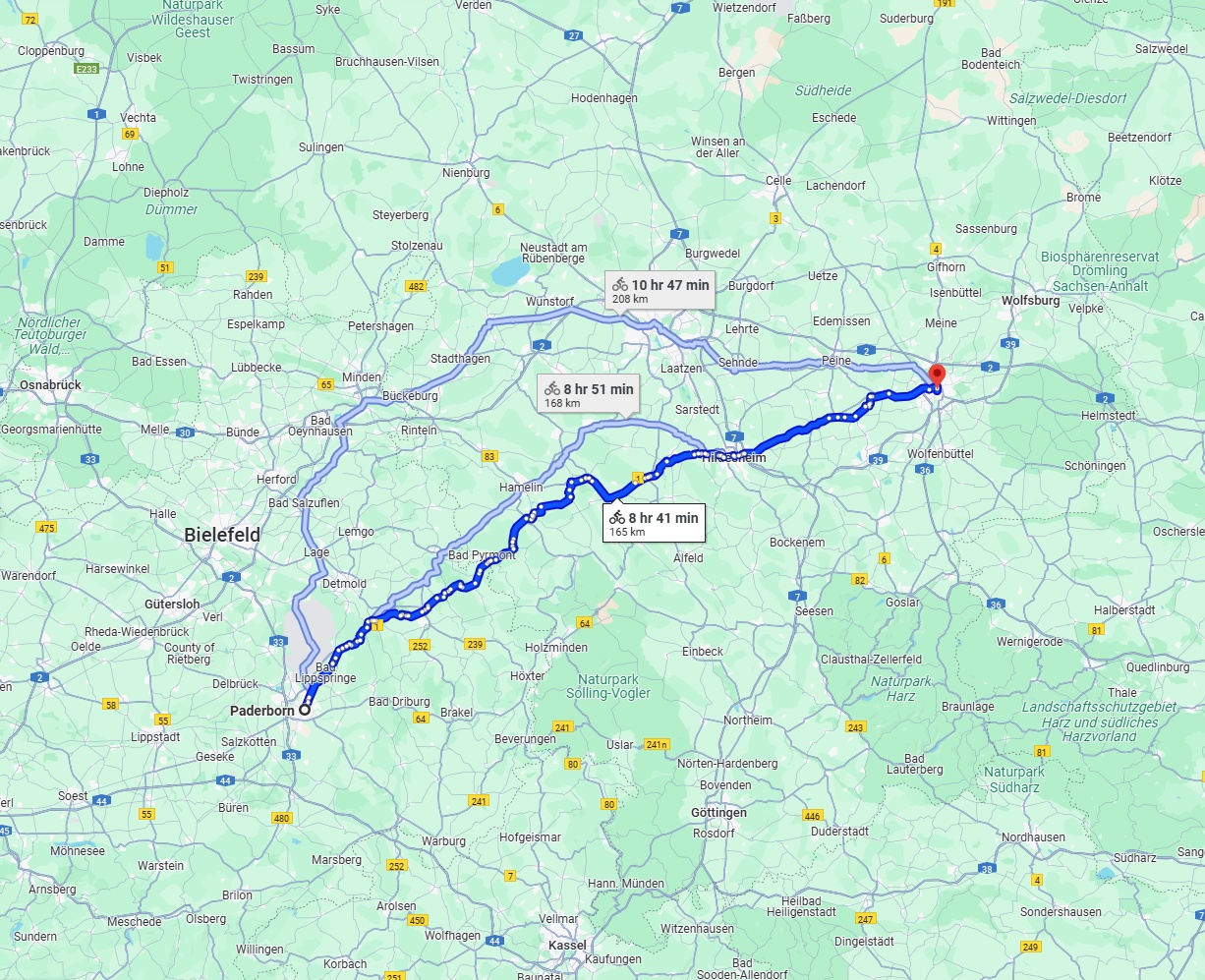 Anreise von Paderborn Zu Braunschweig Über 