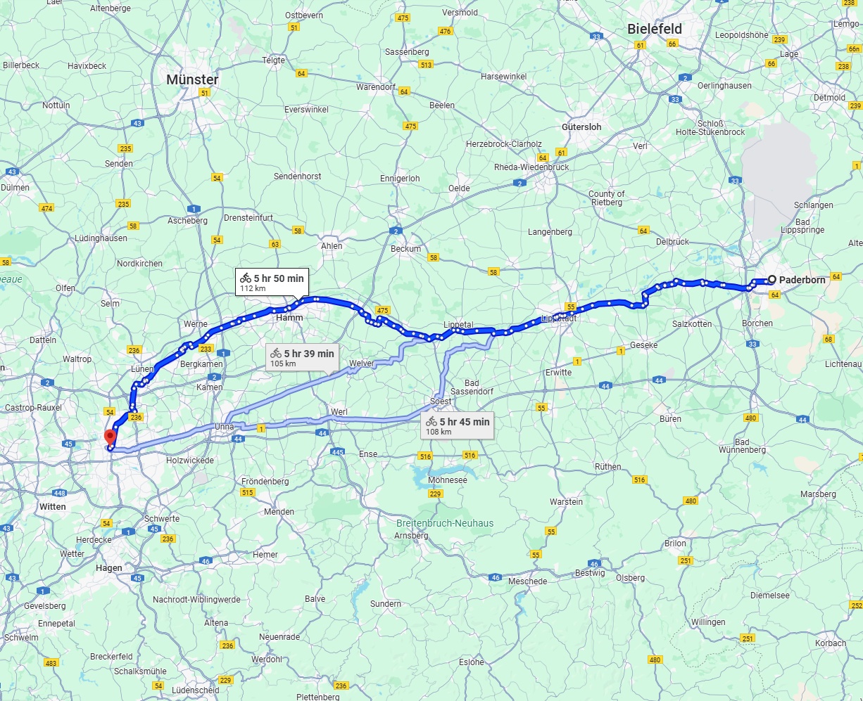 Anreise von Paderborn Zu Dortmund Über 