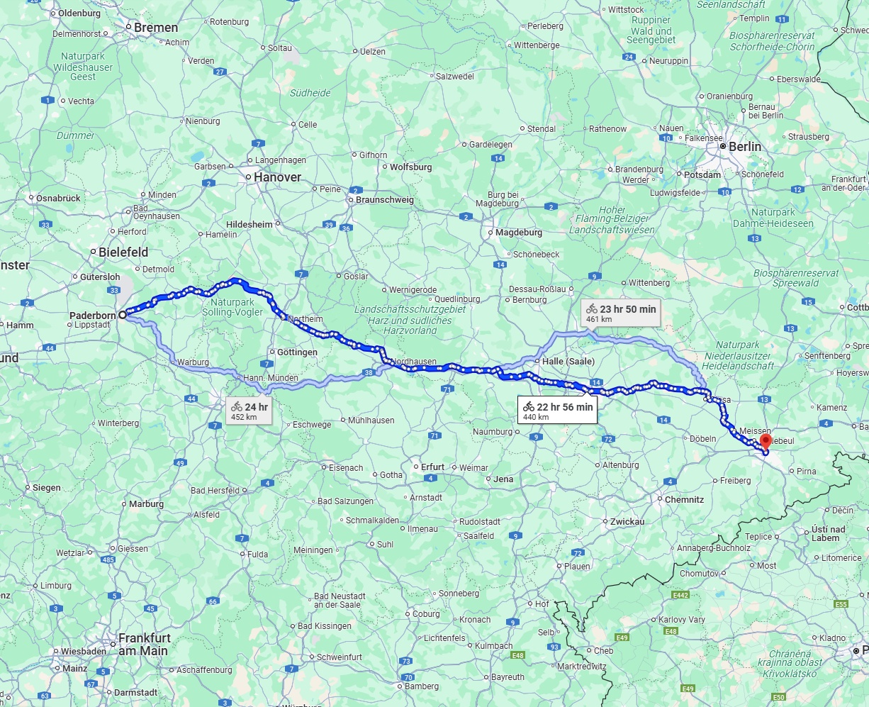 Anreise von Paderborn Zu Dresden Über 