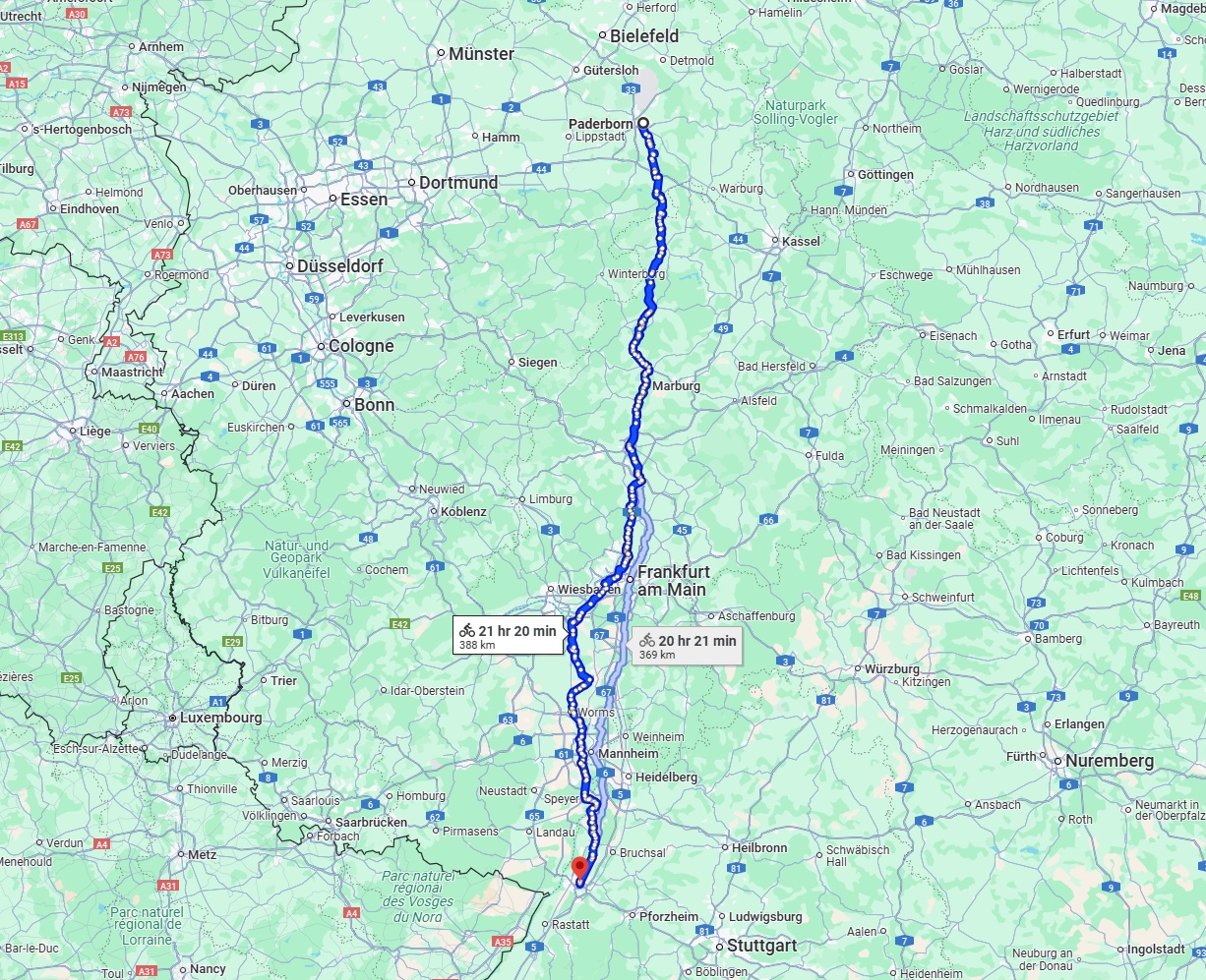 Anreise von Paderborn Zu Karlsruhe Über 