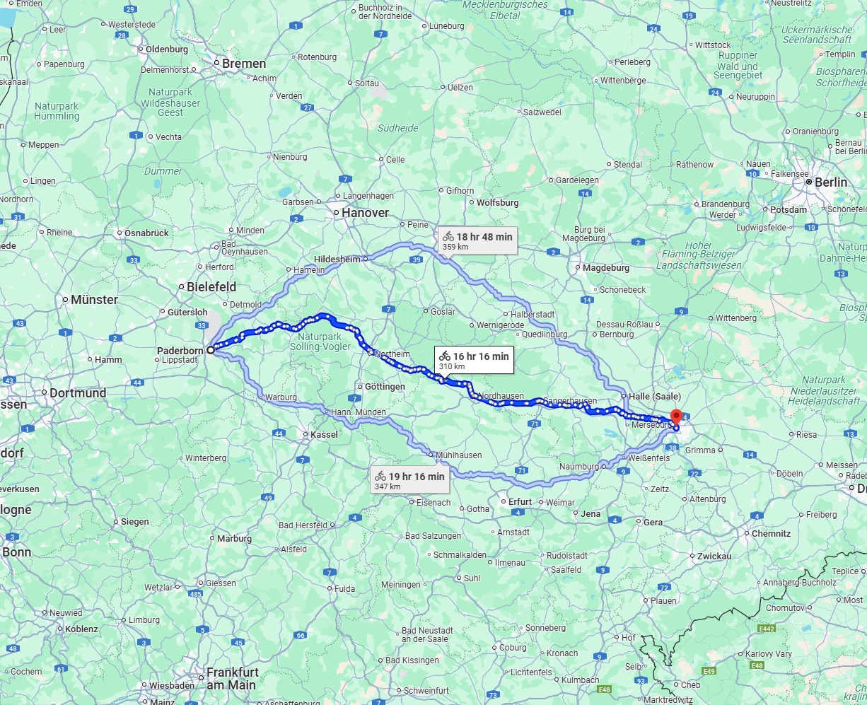 Anreise von Paderborn Zu Leipzig Über 